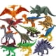 thumbnail image 4 of Dinosaurios, Juguete de dinosaurio, Juguetes de dinosaurio para niños y niñas de 4 a 12 años, Tiranosaurio Rex Cabeza gruesa Dragón Marrón oso de fresa Juguete, 4 of 5