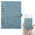 thumbnail image 3 of Preplabs A5 Ring Refillable Notebook | PU Leather Navy Planner for Note Taking, 3 of 10