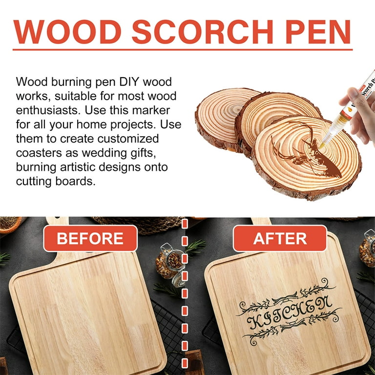 Wood Burn Your Own Holiday Cutting Board - Scorch Marker