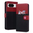thumbnail image 1 of Compatible with Google Pixel 8 Cute Animals Pattern Wallet Case with Card Slots Flip Cover, 1 of 5