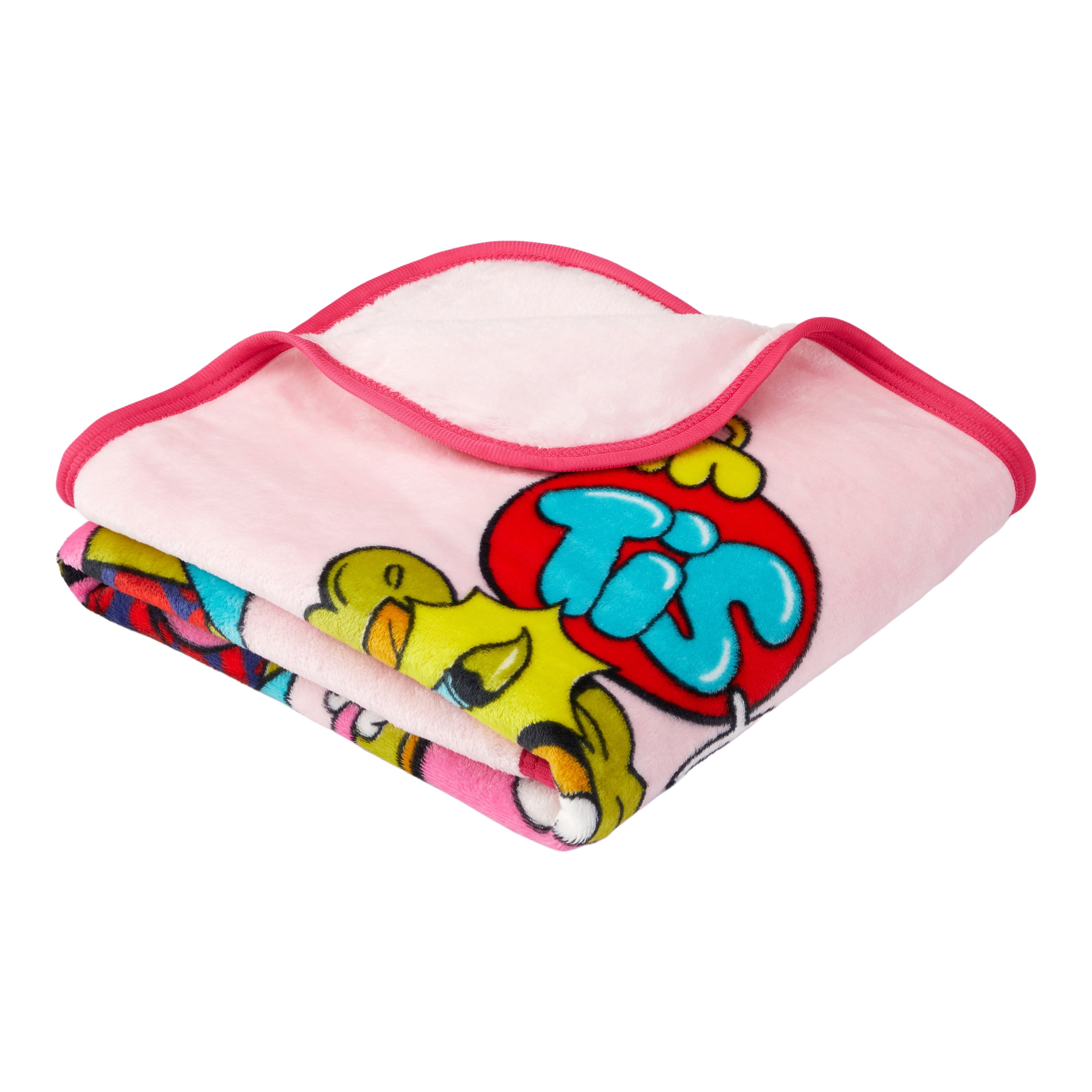 Grinch Kids Pink Silky Soft Throw Blanket, 40x50