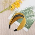 thumbnail image 6 of Unique Bargains 1 Pc Large Wide-side Headband 6.5"x4.33" Yellow, 6 of 6