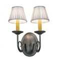 thumbnail image 3 of Meyda 226109 11 in. Wide Jenna 2 Light Wall Sconce, 3 of 3