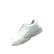 Tanleewa Men's Leather Sneakers Non-Slip Sports Shoes Lightweight Tennis Shoe Size 3