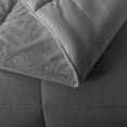 thumbnail image 5 of Down Alternative Comforter - Chevron - Glacier Grey - King, 5 of 5