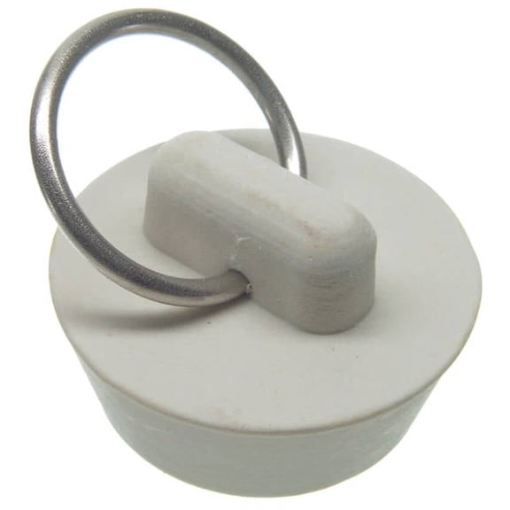 Danco 9D00080223 1 in. Rubber Drain Stopper  White