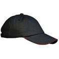 thumbnail image 4 of Result  Low Profile Heavy Brushed Cotton Baseball Cap With Sandwich Peak, 4 of 5