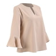 thumbnail image 3 of Blusa George para Mujer, Manga 3/4 Arena Talla G, 3 of 4
