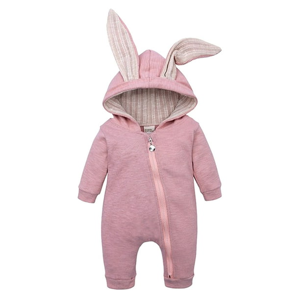 mono con de conejo, mono, ropa, bebés, niños, niñas, bebés Rosa 80 Sunnimix Body mono unisex