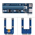thumbnail image 3 of Mini pci-e a una junta de 16x de adaptador, Fuente de Alimentación estable para la minería de Tarjetas de video, Con 4 Condensadores de Estado Sólido e Interfaz de 6 Pines para, 3 of 7