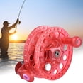 thumbnail image 2 of LEEYNEER Fishing Reel Star Shape Button Quick Release Left/Right Interchangeable. Portable Flexible High Speed Plastic Hand Rod Fish Line Transparent Fly Fishing Reel Fishing Gear, 2 of 8