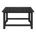 thumbnail image 3 of WestinTrends Malibu Low Outdoor HDPE Square Patio Coffee Table, Black, 3 of 15