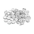thumbnail image 1 of Perlas separadoras de 6 mm, 100 piezas de perlas separadoras de cristal redondas al por mayor para la fabricación de joyas, plateadas, 1 of 5