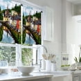 thumbnail image 2 of LALILO Kitchen Curtains and Valances Set of 3 36" Beautiful Window Treatment Tiers for Window Decor, 2 of 5
