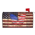 thumbnail image 2 of PHELIKA American Flag Painted Wood Wall America Butterfly Illustration 01 Magnetic Mailbox Covers Standard Size 25.5"H x 21"W, 2 of 8