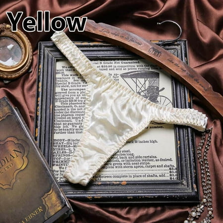 

Women Sexy Silk Satin G-String Briefs Underwear Thongs Knickers Panties Lingerie