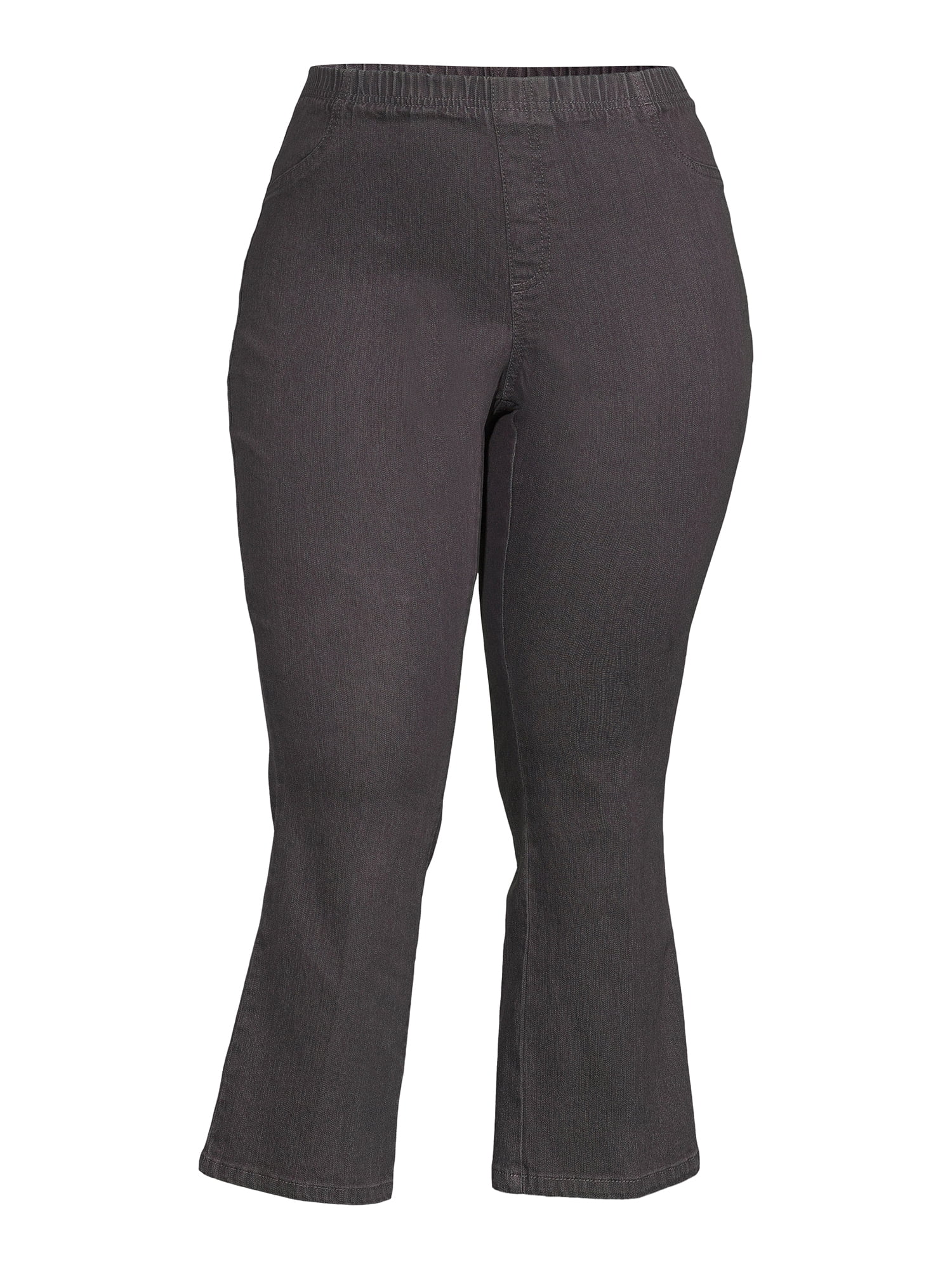 JMS Just My Size by Hanes Women’s Plus Size Pull-On Stretch Denim Bootcut Jeggings
