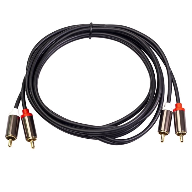 Cable de Audio Ndcxsfigh 2m 2 RCA A 2 RCA para Amplificador TV Soundbox