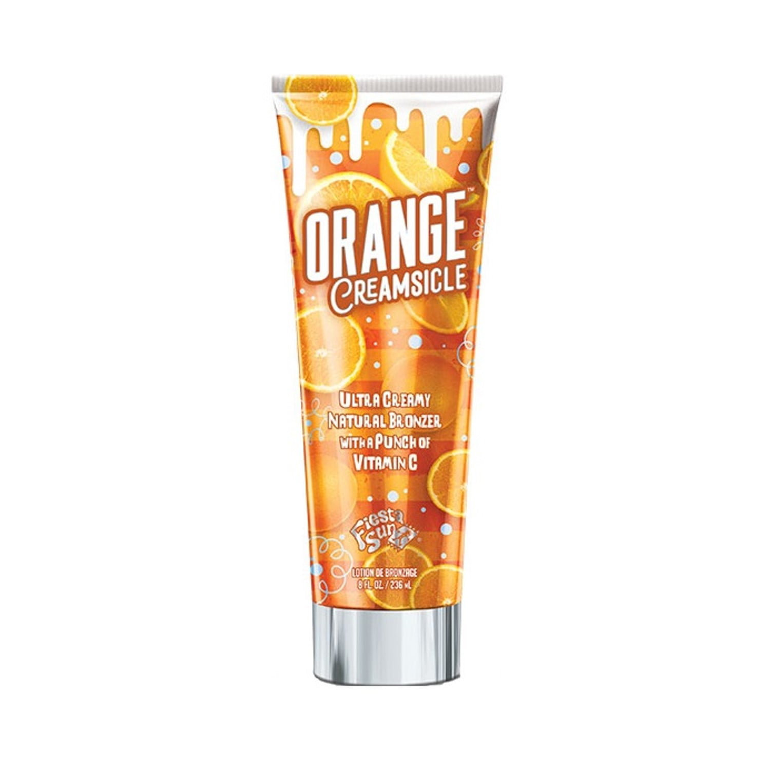 Fiesta Sun Orange Creamsicle Natural Bronzer Tanning Lotion 8 oz