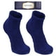 thumbnail image 4 of KESYOO - 3 pares de calcetines de color liso para hombre, suaves y esponjosos, gruesos y cálidos, de forro polar coral, para dormir en invierno, talla única (azul), 4 of 5
