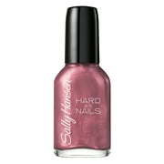 Sally Hansen Hard As Nails Nail Color, Brownstone, 0.45 oz, Color Nail Polish, Nail Polish, Red Nail Polish, Contains B5 and Green Tea