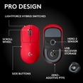 thumbnail image 6 of Logitech G PRO X SUPERLIGHT 2 SE wireless gaming mouse, 60 g pro-grade mouse with 5 programmable buttons, Red, 6 of 9