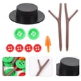 thumbnail image 2 of Snowman DIY Kit 1 Set of DIY Snowman Kit Christmas Crafting Mini Snowman Accessories Supply, 2 of 6
