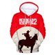 thumbnail image 3 of Sudadera con capucha Red Dead Redemption 2, juego, estampado 3D, para hombre y mujer, sudaderas de moda, sudaderas de gran tamaño, jerséis para niños, chándales, ropa, 3 of 5