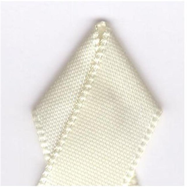 Papilion R074400160820100Y .63 in. Double-Face Satin Ribbon 100 Yards - Candle Light