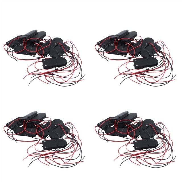 40 Pzs Interruptor ON / OFF 2 X 3V CR2032 Soporte De Bateria Pilas De Boton Para LED