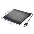 thumbnail image 2 of USB 3.0/USB 3.0 + Type-C SATA a USB CD ROM ODD Case Box 9.5mm/12.7mm para computadora portátil, 2 of 9
