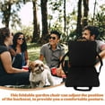 thumbnail image 3 of WRISTBIQUE Folding Chair Camp Folding Seat Comfortable Posture 1Pack, 3 of 7