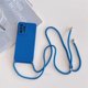 thumbnail image 3 of Funda con cordón cruzado para Samsung Galaxy, cubierta trasera de silicona con cordón, A 34, 24, 54, 14, A54, A34, A24, A14, M54, M13, 4G, 5G, 2023, 3 of 5