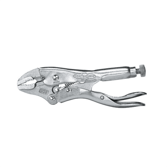 Vise Grip 4WR - 4 Inch Metal Handle Curved Jaws Locking Pliers