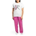 thumbnail image 4 of CafePress - Girls Softball Women's Light Pajamas - Women's Short Sleeve Print T-Shirt and Pants Light Cotton Pajama Set, 4 of 7