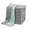 Green, variant on 12 Pack Kitchen Cloth Dish Towels, Premium Dishcloths, Super Absorbent Coral Velvet Dishtowels, Nonstick Oil Washable Fast Drying (Green-Grey)