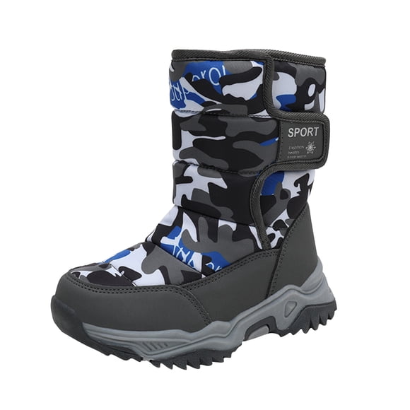 YOUSNH Children Shoes Snow Boots Girls Boys Outdoor Boots Warm Boots Snow Boots Kids Shoes CE1 10.5