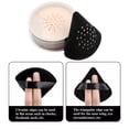 thumbnail image 4 of Triangle Powder Puffs , Makeup Sponge & Kabuki Foundation Brush for Face Makeup) ,Soft Cosmetic Powder Puff,Makeup Sponge Tools for Dry Powder/Liquid Foundation (Black), 4 of 5