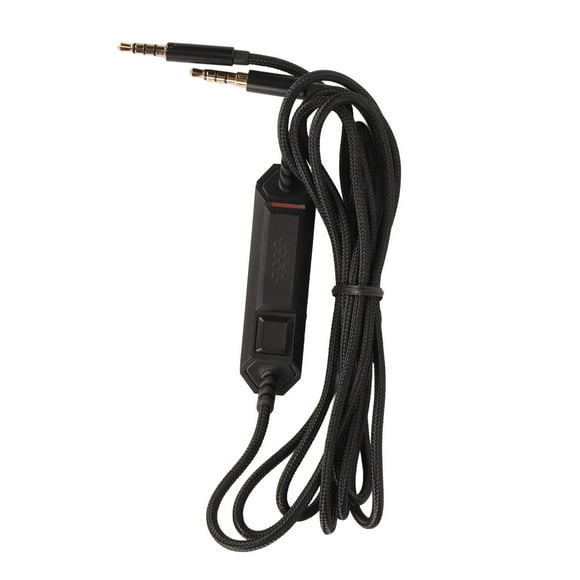 ZOUSSIQI Gaming Headset Replacement Cable Inline Mute Volume Control Headphones Replacement Sound Cable with Mic for Logitech G633 G933 Headphones EL225#05421