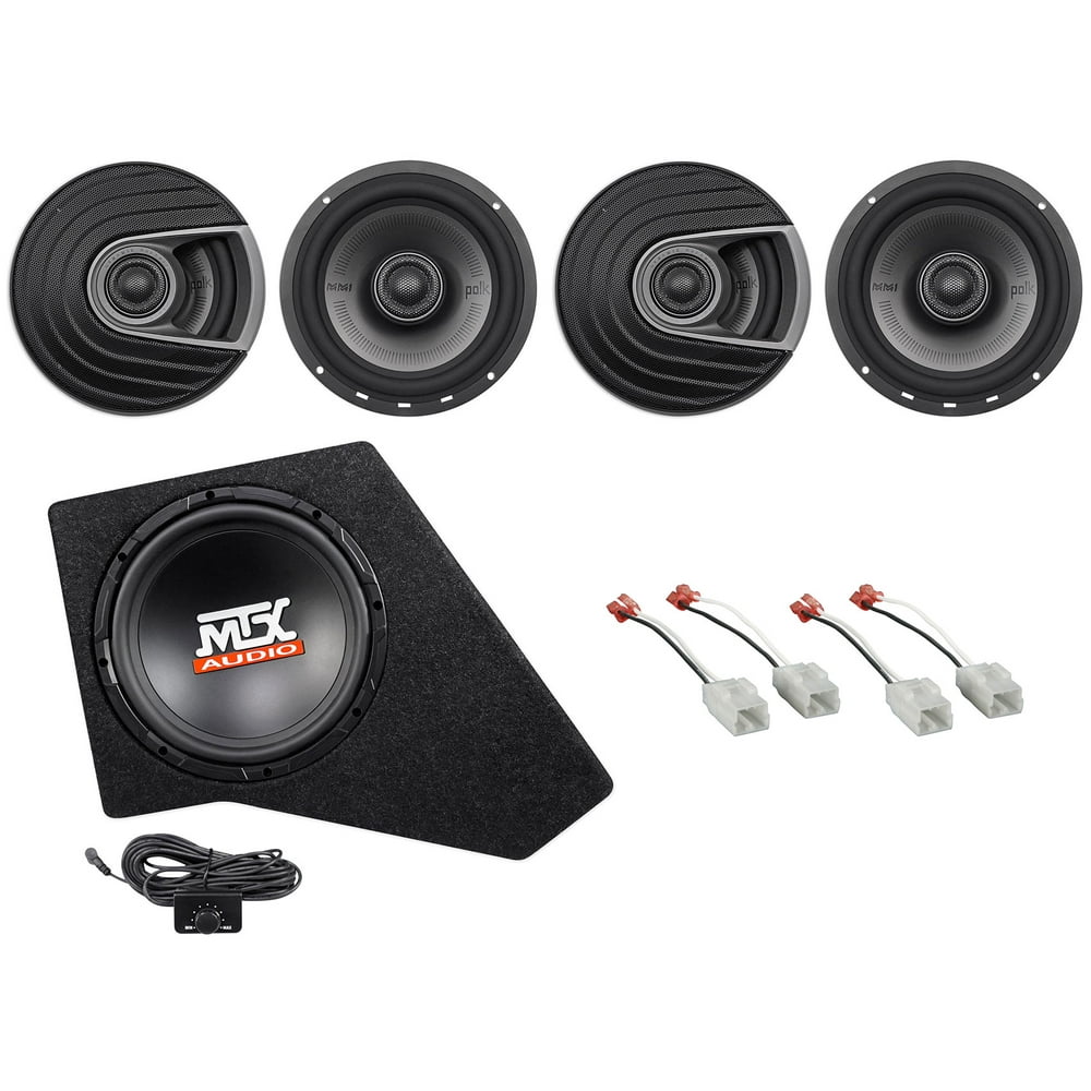 20072016 JEEP WRANGLER JK 4DOOR Powered Loaded 10" Subwoofer+(4) Polk