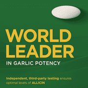 Garlique Healthy Cholesterol Support Supplement, Odor Free Garlic, 5000 Mcg Allicin, Cardiovascular Health, 60 Count