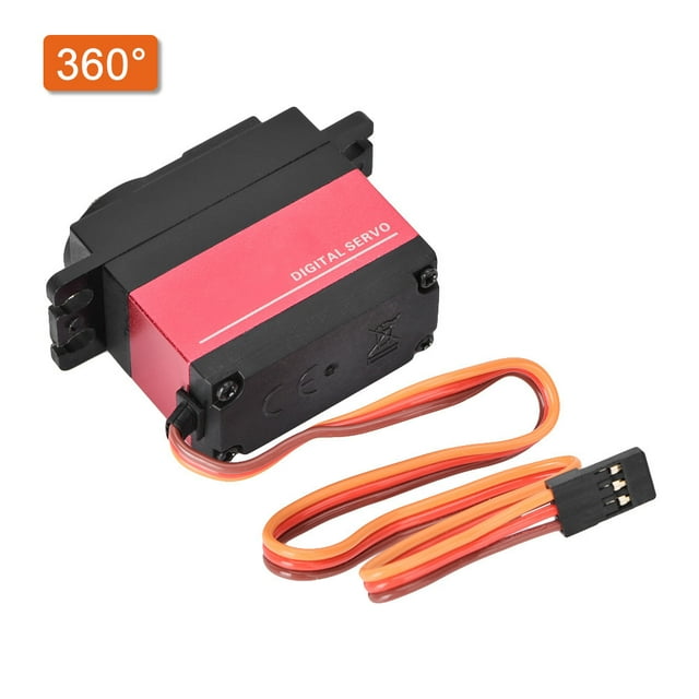 180°/360 Degrees Celsius Ontrol Angle RC Car Servo, Full Metal Gear Digital Servo, RC Airplane For 1/10 1/8 RC Car RC Robot RC Model DIY