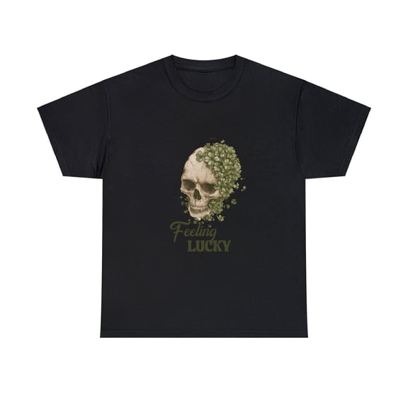 Skull Lucky Patrick's Shirt, Vintage St Patricks Day Shirt ID-0219-OGVC