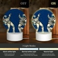 thumbnail image 3 of Salouo Disco party Astronaut Dancing for Round Acrylic Night Light - Acrylic Sheets with LED Light Lamp Base - Decorative Night Lamp for Restaurant Bar Cafe Shop Room Decoration, 3 of 9