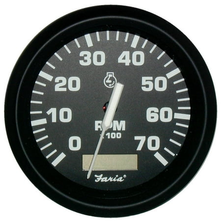 Faria Euro Black 4" Tachometer