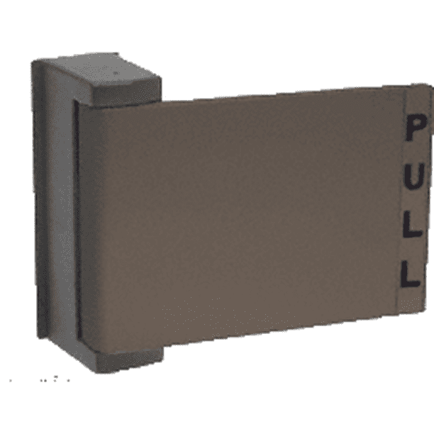 CRL DL2163DU Dark Bronze Universal PushPull Paddle Handle Pull to