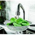 thumbnail image 3 of WANGQI 8" Large Fine Mesh Strainer with thermo plastic rubber handle - Sieve Fine Mesh Stainless Steel - Ideal to Strain Pasta, Quinoa and Rice, 3 of 7
