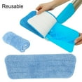 thumbnail image 3 of AMERTEER Microfibre Spray Mop Refill Replacement Heads Wet Dry Cleaning Washable Pads, 3 of 9