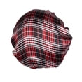 thumbnail image 1 of Bonete de pelo de ancho de ancho Blimmed Cabeza de baño Bufanda de dormir Tapa de Moda Softness Sombrero Turbans Cubierta Cubierta Cabello Peluques Para Mujeres Dormir Plaid Scienceny AP008211-02, 1 of 6