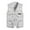 Grey, variant on Men's Lightweight Summer Vest with Multiple Pockets for Outdoor Fishing Travel Photography Work Utility Jacket Red XL